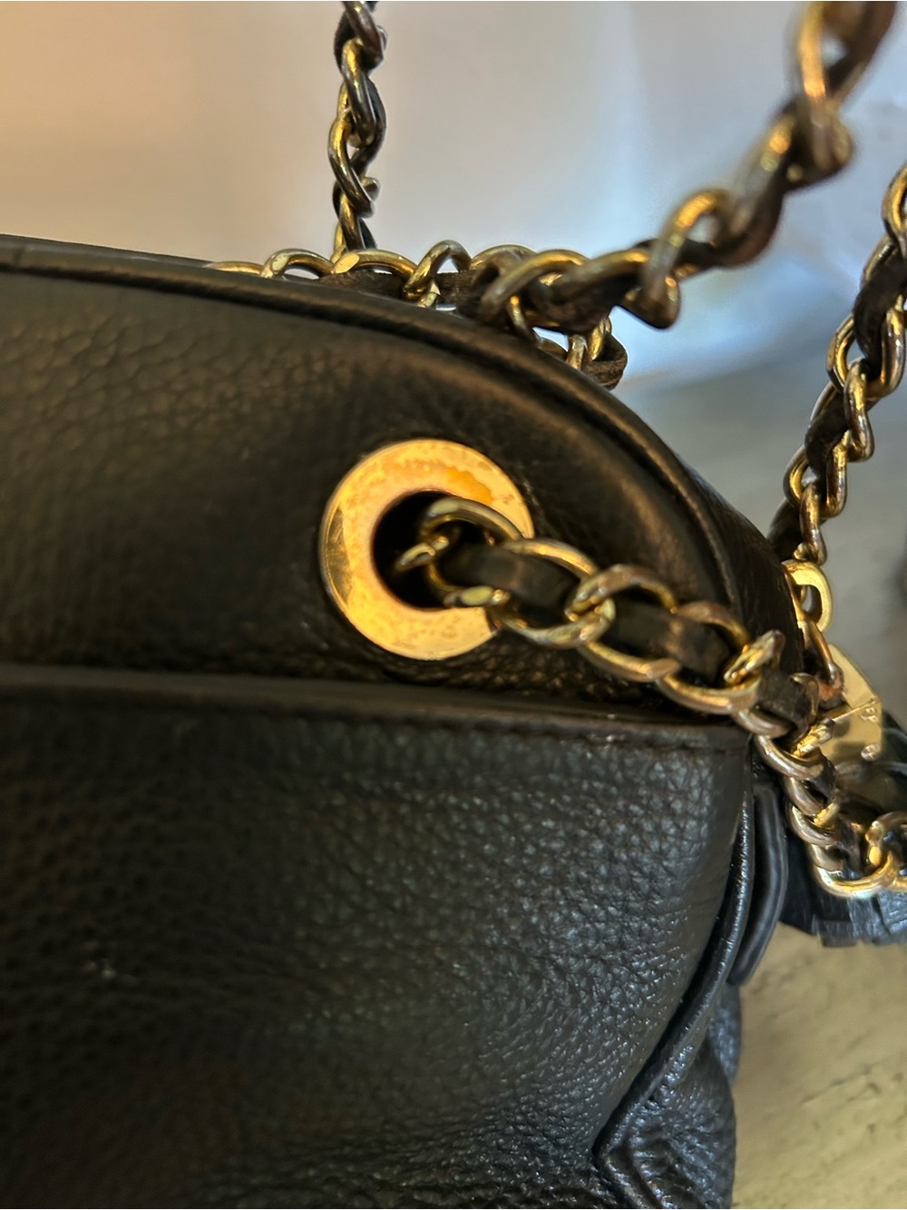 Tory Burch Thea Chain Black Leather Crossbody Bag EXCELLENT CONDITION - Picture 9 of 16